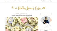 Desktop Screenshot of hollylovescake.com